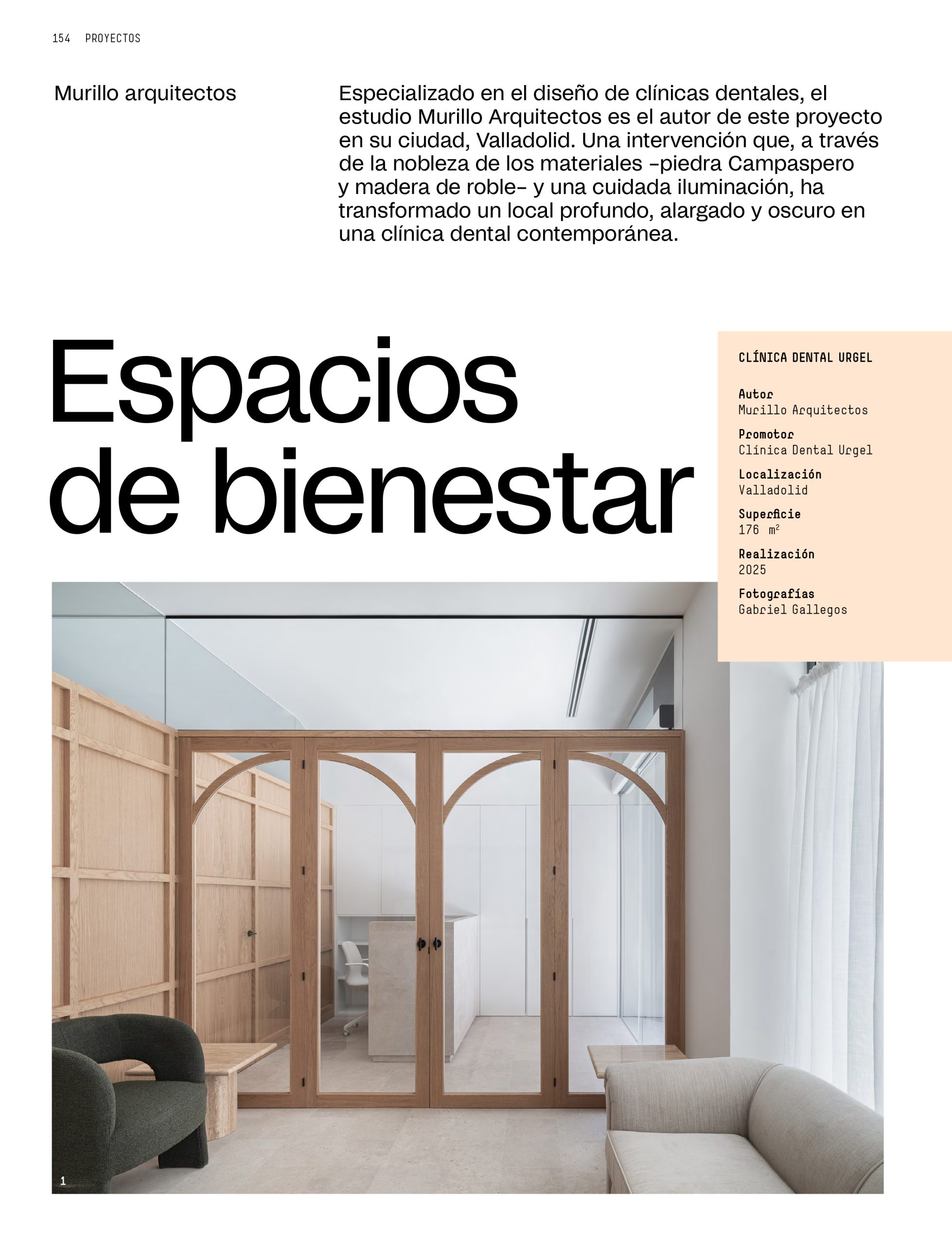 murillo arquitectos - diseño interior - clínica dental Urgel